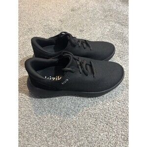 Kizik Madrid Eco-Knit Hands Free Women’s 7 Wide Slip On Shoes Black